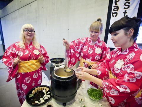 Frá Japanshátíð á Háskólatorgi árið 2010