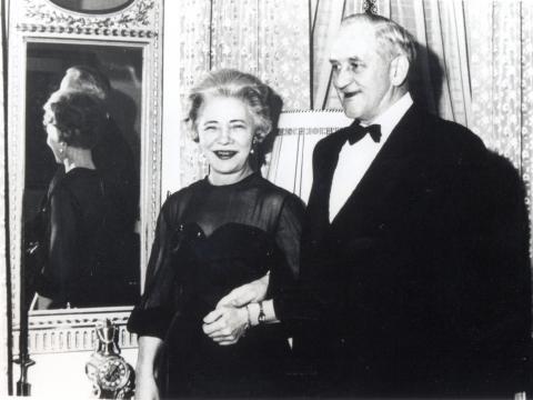 Jón Steffensen og Kristín Björnsdóttir